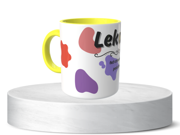Śmieszny Kubek Niesklasyfikowane - Lekarz tez czlowiek 2